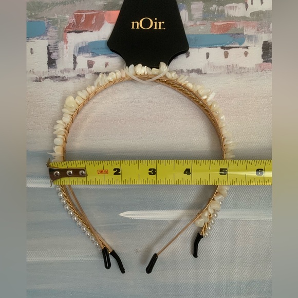 New Dainty Beachy Crystal Chip Shell & Pearl Headband Set🐚🐚 - Picture 5 of 10